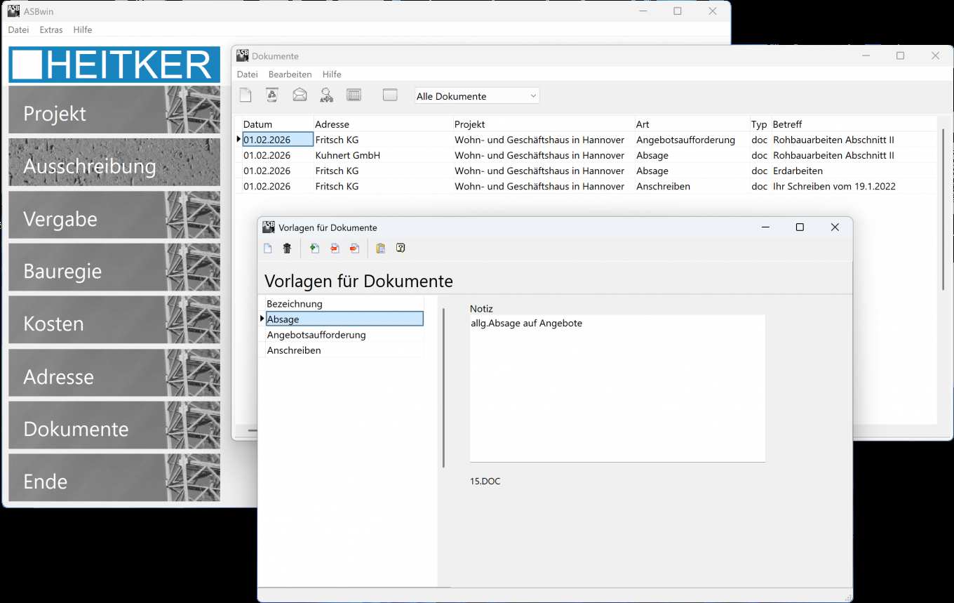 Eigene Dokumentvorlagen